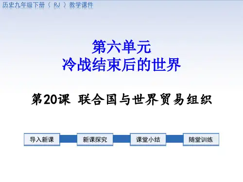 联合国与世界贸易组织