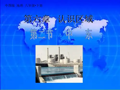 中图版地理八下中东