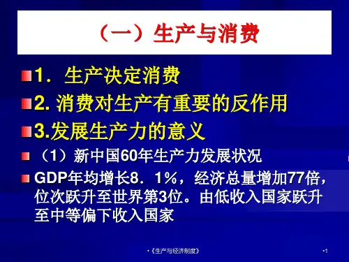 生产与经济制度课件