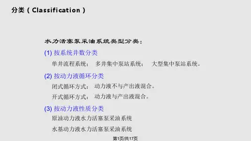 水力活塞泵与水力射流泵PPT课件