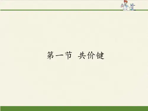 高中化学选修3课件-2.1 共价键3-人教版