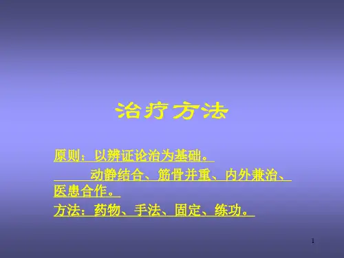 中医骨伤科内治法