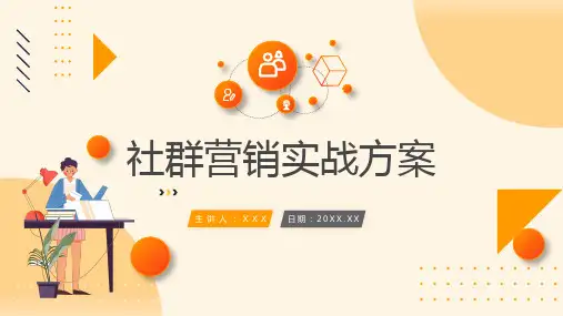 社群营销实战方案PPT