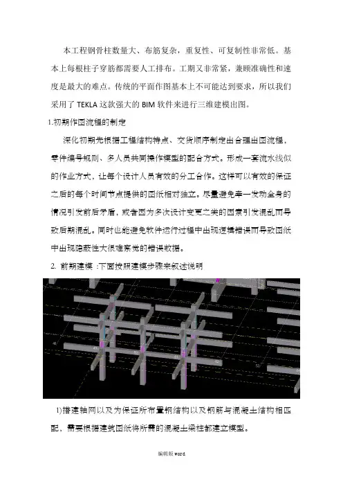 鲜活工程tekla详图设计概述