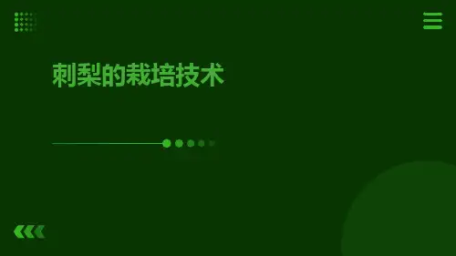刺梨的栽培技术