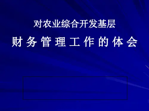 农业综合开发财务管理培训内容.pptx
