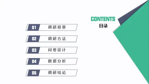 框架完整商务调查报告年终总结经典授课ppt课件