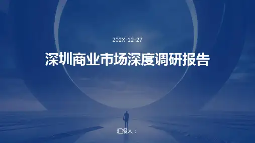 深圳商业市场深度调研报告