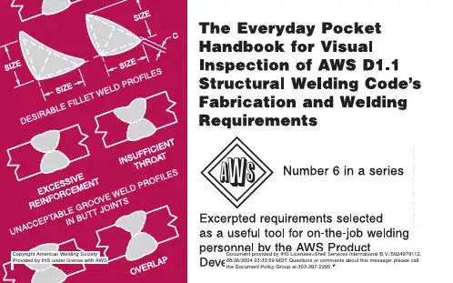 英文焊接手册Welding handbook