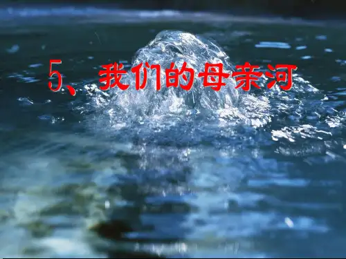 未来版五年级下册品德课件：5我们的“母亲河”2(共18张PPT) PPT