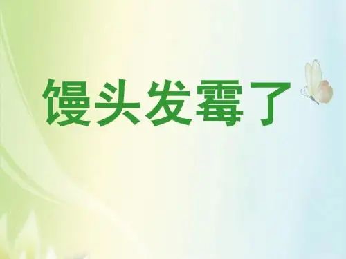 3、馒头发霉了