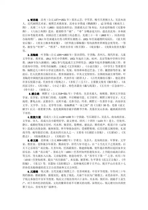 苏州国际教育园的路名信息