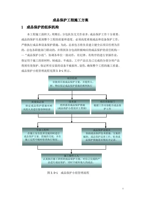 成品保护工程施工方案