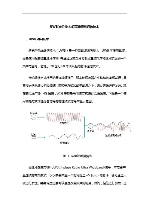 uwb超宽带无线通信技术(高精度定位)