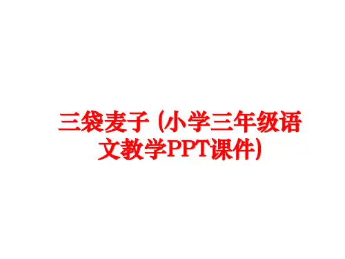 最新三袋麦子 (小学三年级语文教学PPT课件)