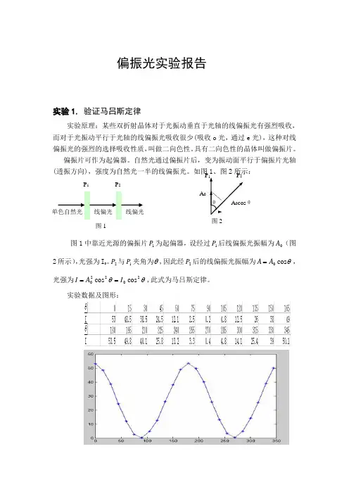 偏振光实验报告