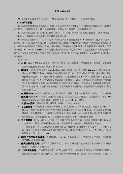 EH油系统介绍