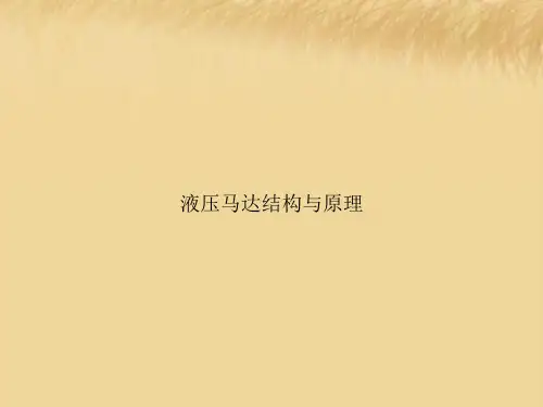 液压马达结构与原理
