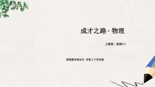 人教版高中物理选修(3-1)第3章《磁场》ppt课件