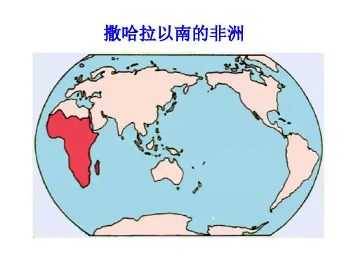 高中区域地理撒哈拉以南的非洲