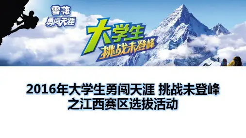 雪花啤酒勇闯天涯活动策划案.