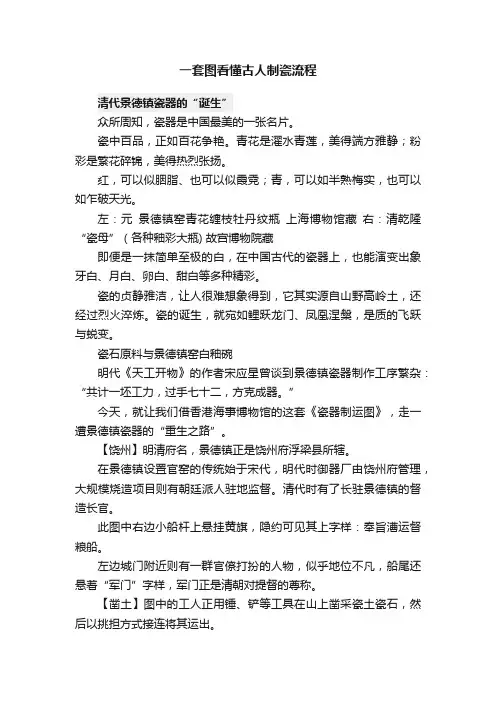 一套图看懂古人制瓷流程