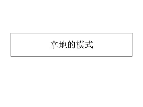 开发商拿地的各种模式详细介绍