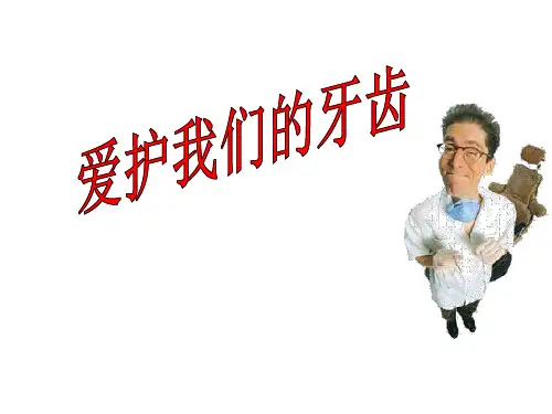 小学生主题班会课件——爱护我们的牙齿    通用版