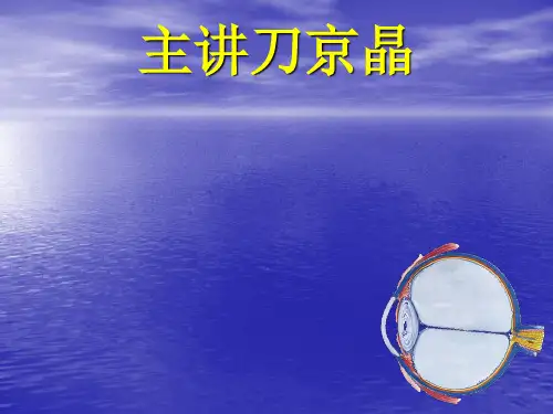 眼科基础知识培训课件(PPT 55张)