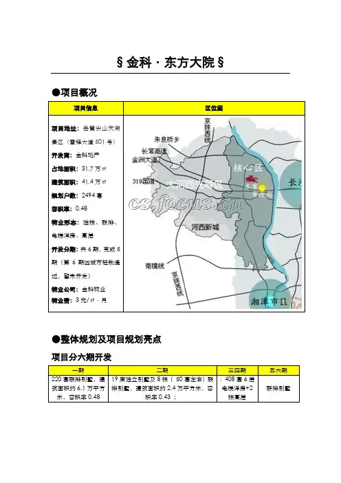 金科东方大院