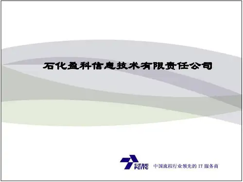 石化盈科信息技术有限责任公司介绍(早)
