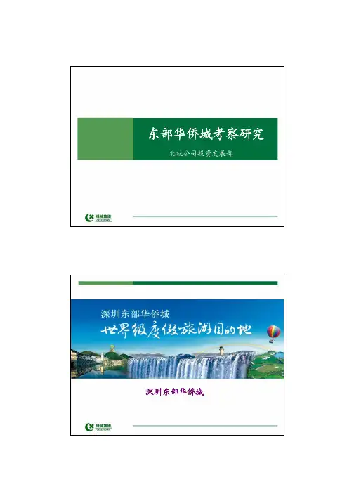 华侨城项目规划