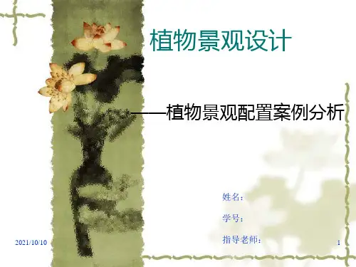 植物配置案例