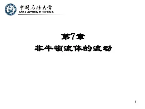 流体力学第6章 非牛顿流体
