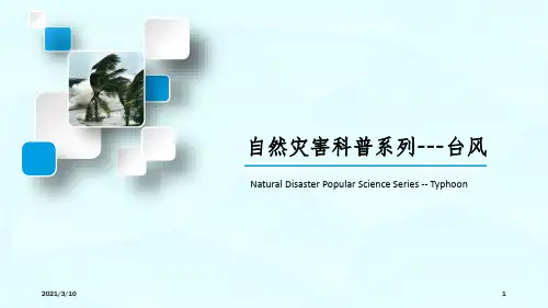 台风科普知识课件PPT