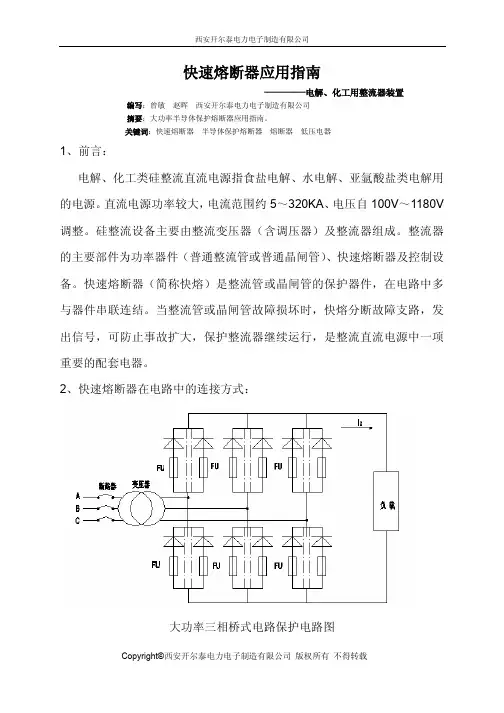 快速熔断器