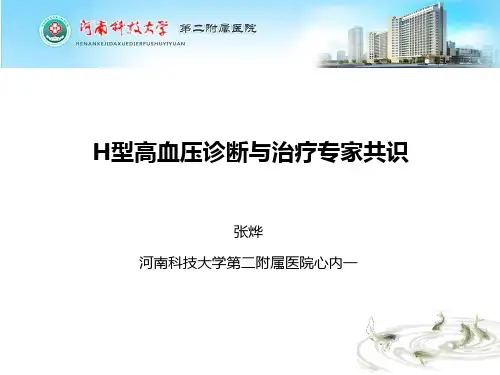 H型高血压诊断与治疗专家共识