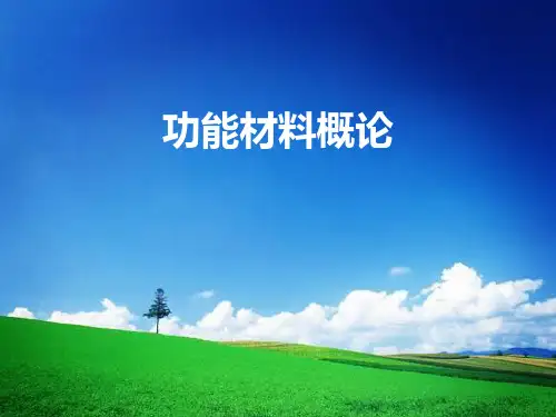 功能材料概论
