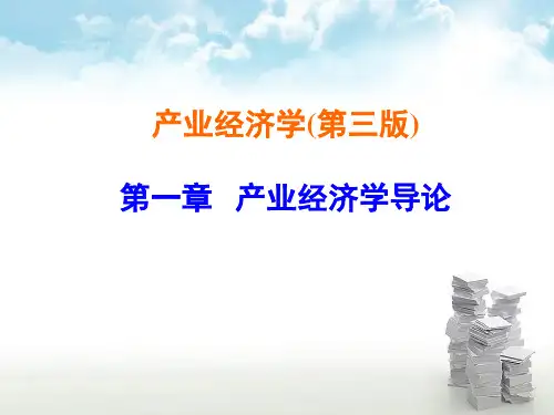 产业经济学(第三版)第一章——产业经济学导论