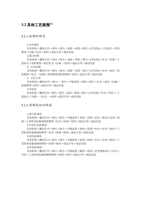 染整工业流程