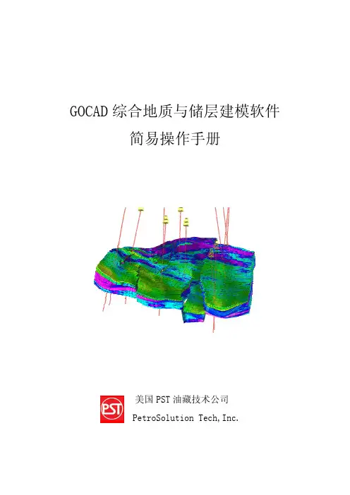 GOCAD简易操作手册