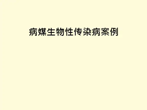病媒生物传染病案例分析