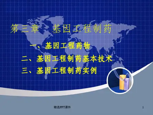 基因工程制药ppt课件
