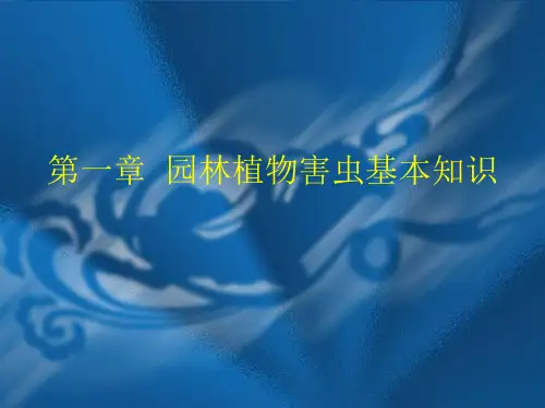 园林植物害虫基本知识130页PPT文档