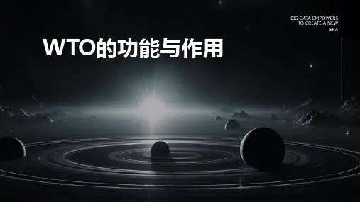 WTO的功能与作用