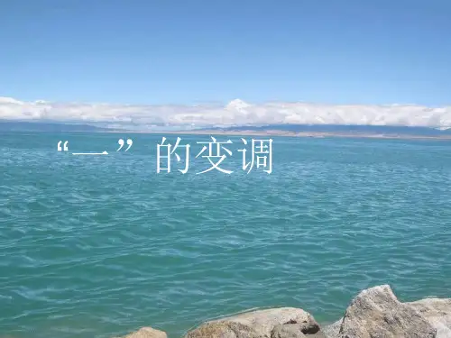 “一”的音变