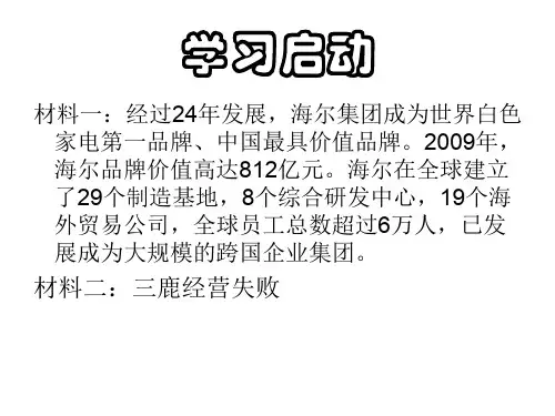 高一政治公司的经营(1)(2019年12月整理)