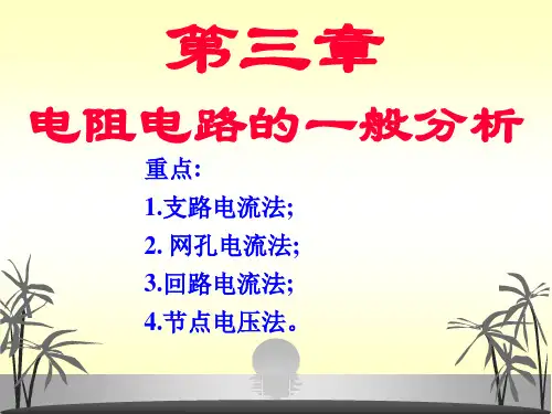 第03章电阻电路的一般分析