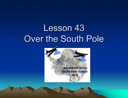 新概念二Lesson-43.Over-the-South-Pole