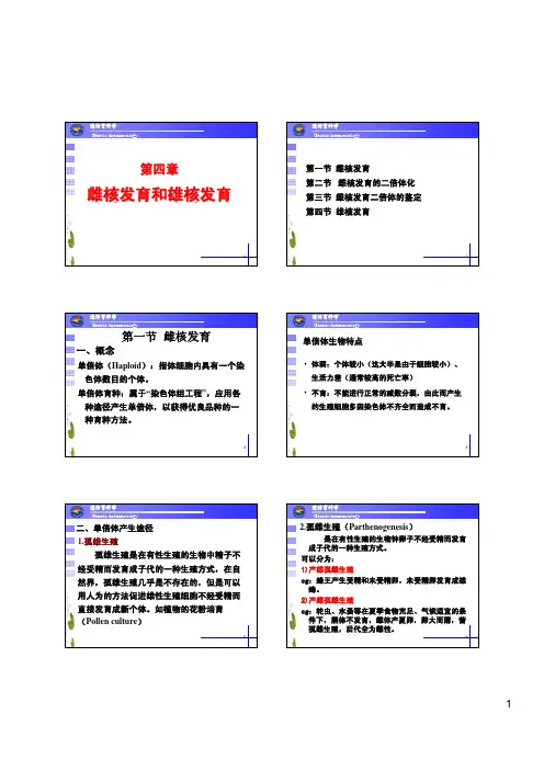 第四章_雌核发育